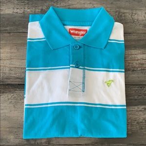 New boys wrangler collared shirt size large